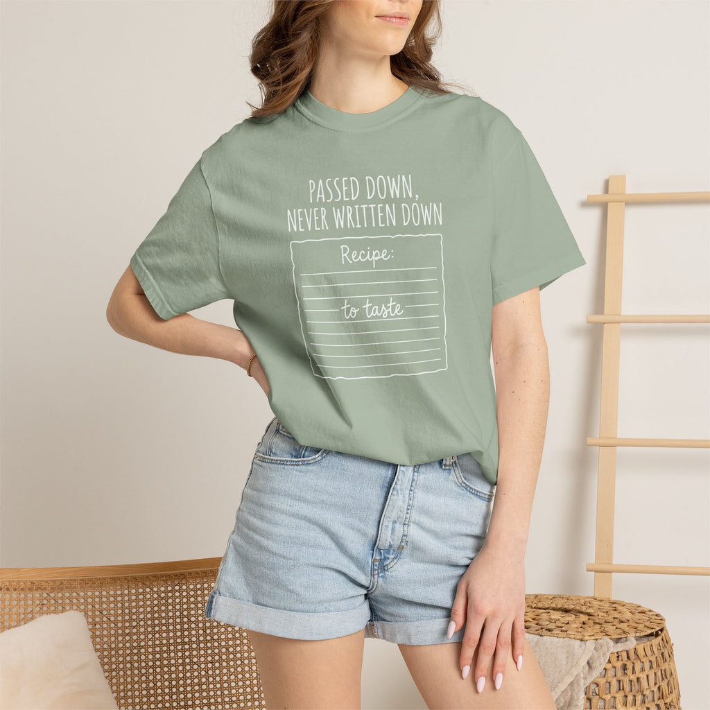 Recipe T-shirt