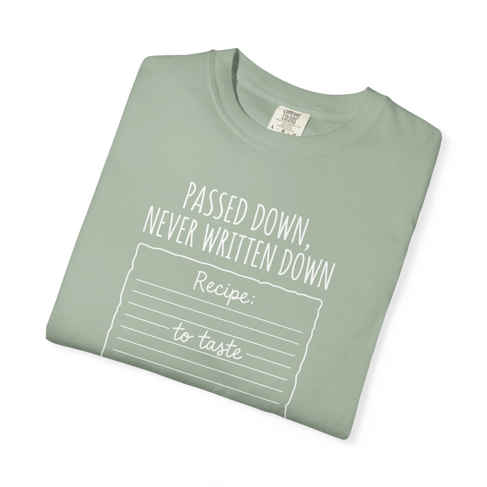Recipe T-shirt
