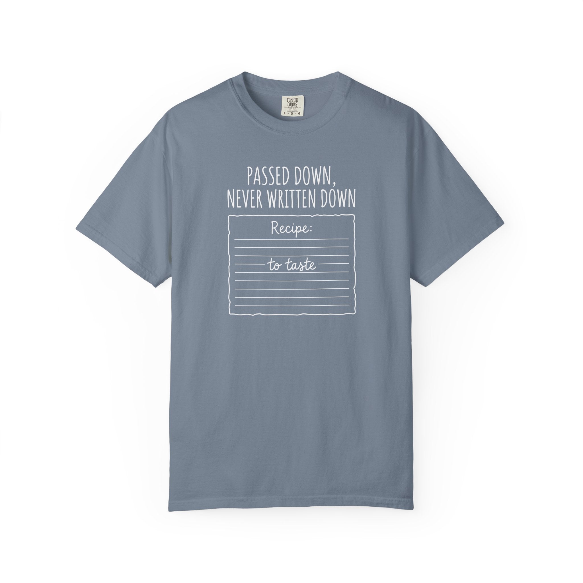Recipe T-shirt