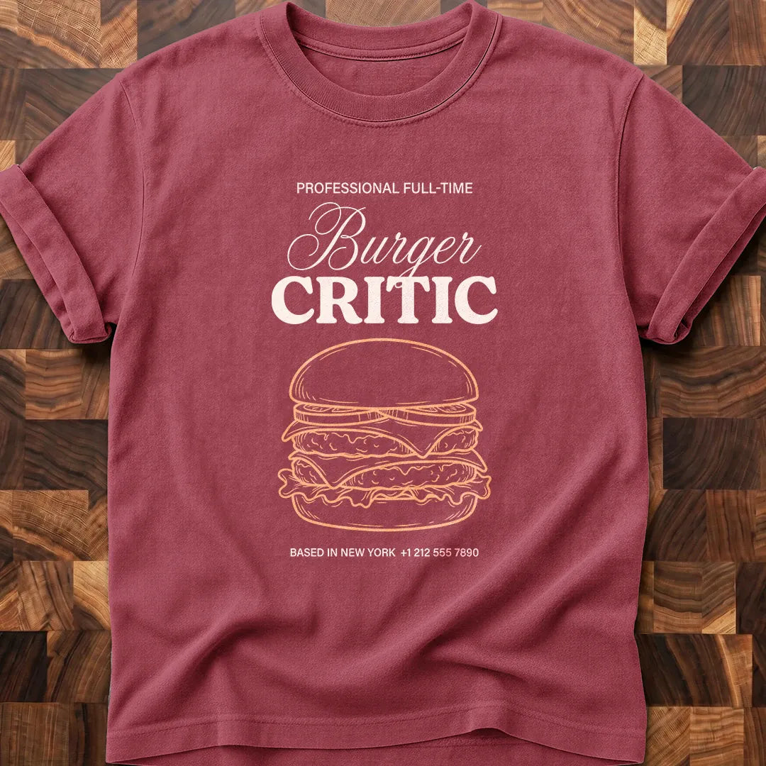 Burger Critic T-shirt