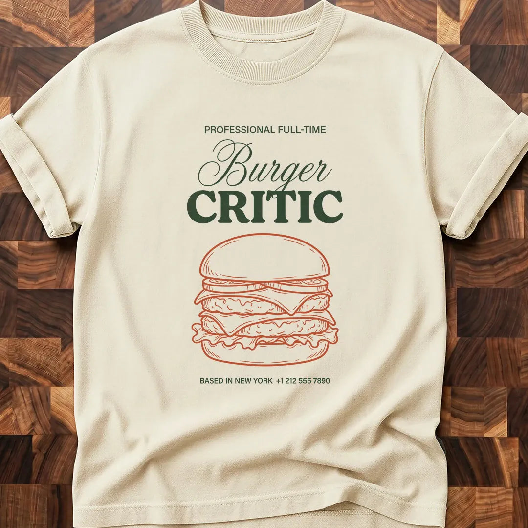Burger Critic T-shirt